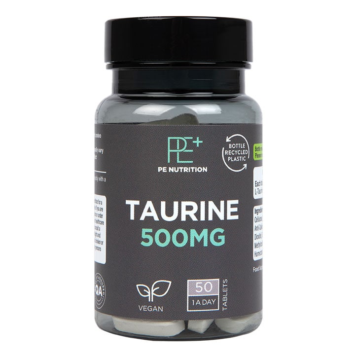 PE Nutrition Taurine 50 Tablets 500mg